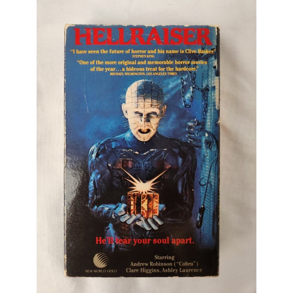 Vintage Betamax Horror Hellraiser Thriller Beta‎ Rare 1987